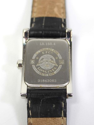Lot 462 - A ladies stainless steel wristwatch by...