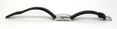 Lot 462 - A ladies stainless steel wristwatch by...