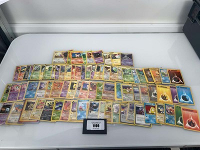 Lot 1199 - Approx. 80 Sleeved/Loose Vintage Pokémon cards...