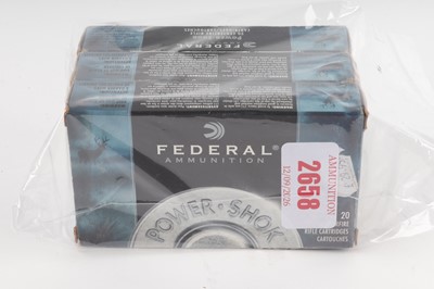 Lot 2658 - (S1) 55 x .30-06 Sprg. Federal 150gr rifle...