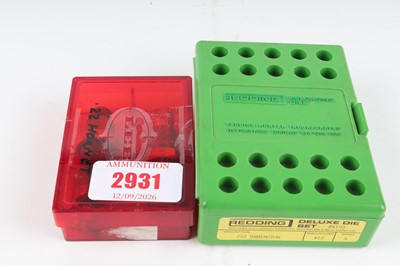 Lot 2931 - Lee .22 Hornet and Redding .222 Remington dies