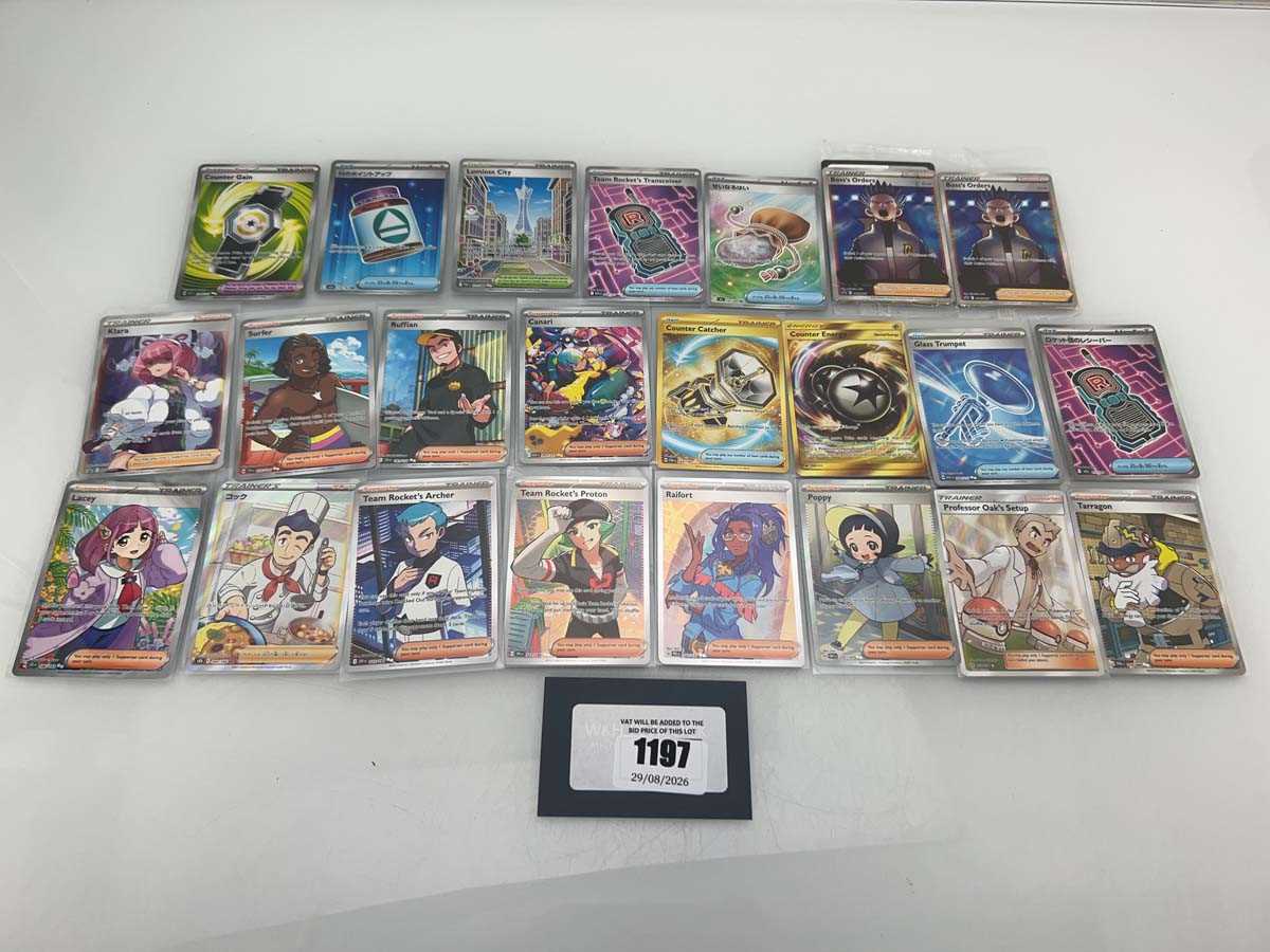 Lot 1197 - Quantity of Pokémon TCG Illustration/Secret...