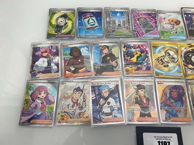 Lot 1197 - Quantity of Pokémon TCG Illustration/Secret...