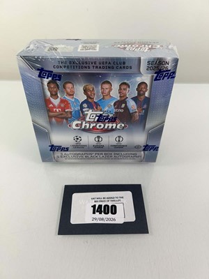 Lot 1400 - Topps Chrome UEFA Club Competitions 2025/26...