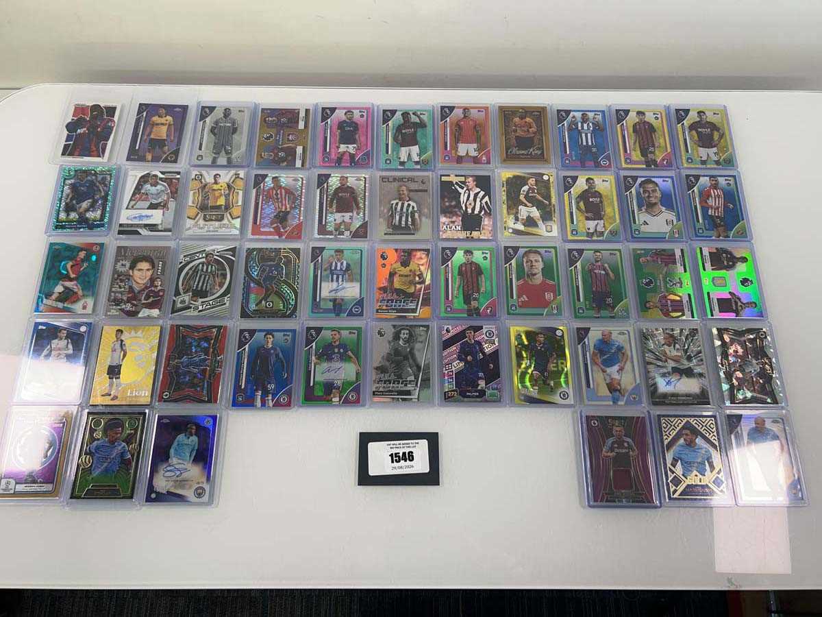 Lot 1546 - Quantity of Top Loaded Football Trading cards...