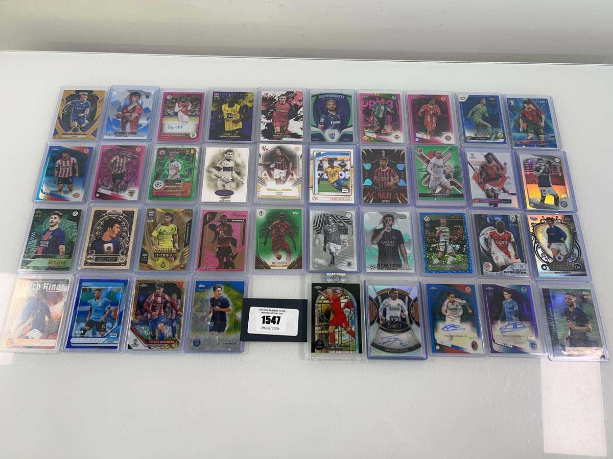 Lot 1547 - Quantity of Top Loaded Football Trading cards...