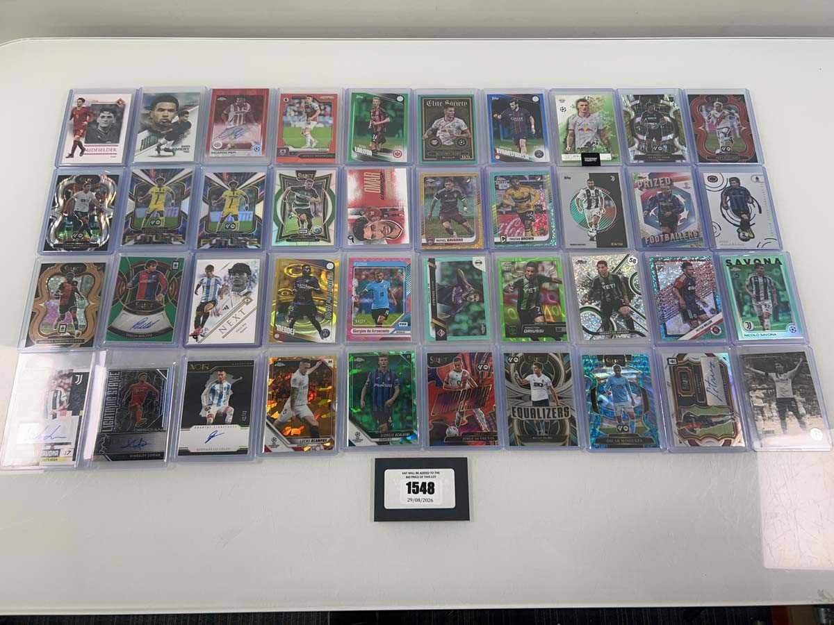 Lot 1548 - Quantity of Top Loaded Football Trading cards...