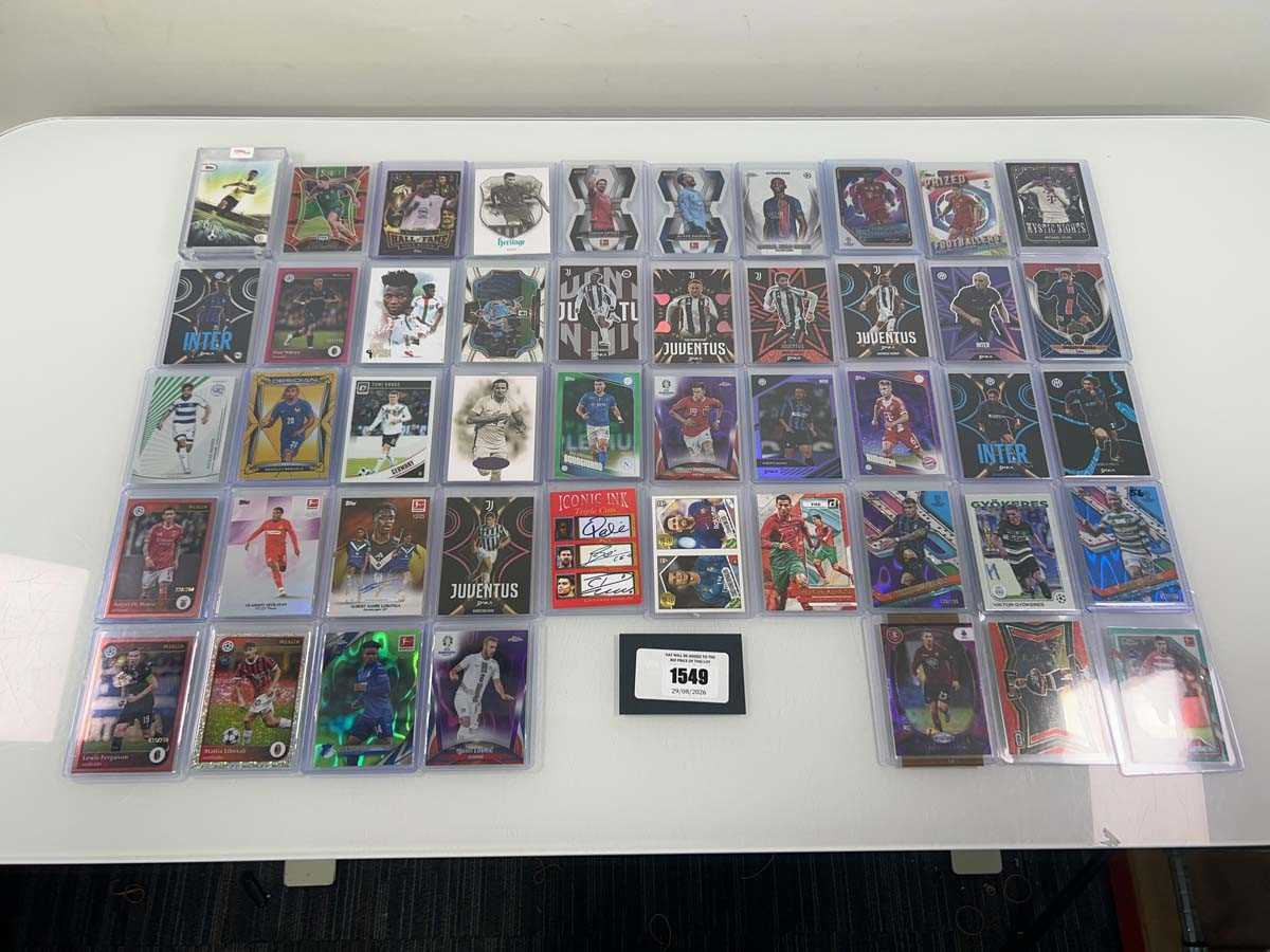 Lot 1549 - Quantity of Top Loaded Football Trading cards...