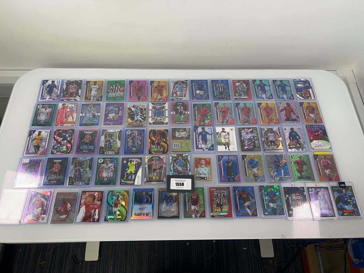 Lot 1550 - Quantity of Top Loaded Football Trading cards...