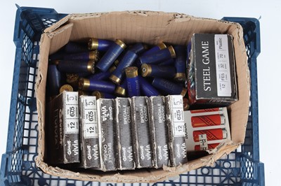 Lot 2077 - (S2) Box of assorted 12 bore cartridges
