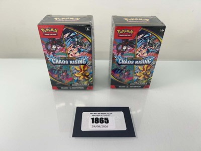 Lot 1865 - 2x Pokémon TCG: Mega Evolution - Chaos Rising...
