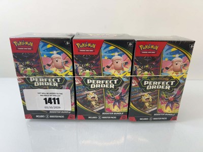 Lot 1411 - 3x Pokémon TCG: Mega Evolution - Perfect Order...