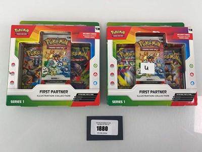 Lot 1880 - 2x Pokémon TCG: First Partner Illustration...