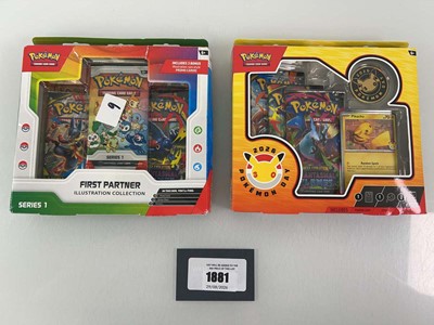 Lot 1881 - (2) Pokémon TCG: First Partner Illustration...