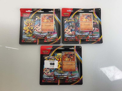 Lot 1501 - (3) Pokémon TCG: Mega Evolution - Chaos Rising...