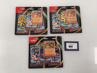 Lot 1882 - (3) Pokémon TCG: Mega Evolution - Chaos Rising...