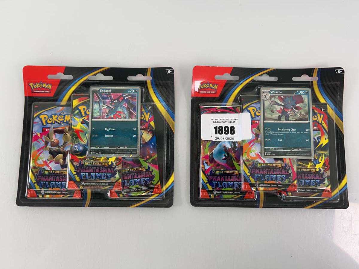 Lot 1898 - 2x Pokémon TCG: Mega Evolution - Phantasmal...