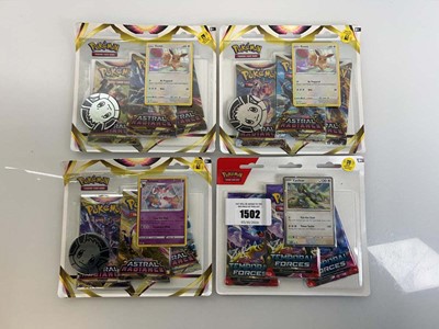 Lot 1502 - (4) 3x Pokémon TCG: Sword & Shield - Astral...