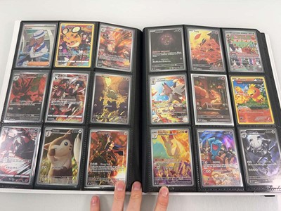 Lot 1515 - Binder containing Pokémon Illustration rare,...