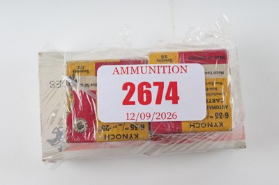 Lot 2674 - (S1) 100 x .25 Auto pistol cartridges,...