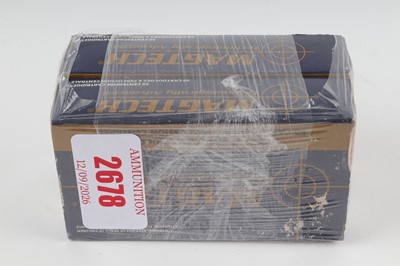 Lot 2678 - (S1) 100 x .38 CBC Spl Short Magtech 125gr...