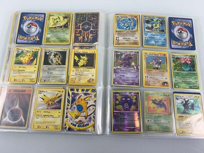 Lot 1516 - Binder containing vintage Pokémon cards from...