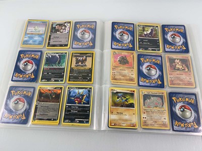 Lot 1516 - Binder containing vintage Pokémon cards from...