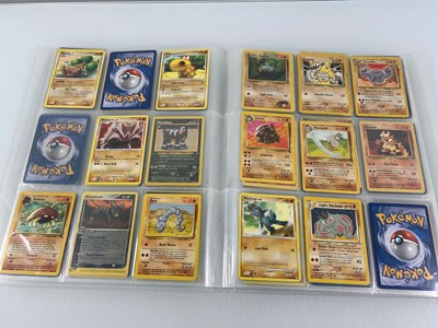 Lot 1516 - Binder containing vintage Pokémon cards from...