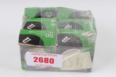 Lot 2680 - 300 x 9mm (Short) blanks in boxes of 50
