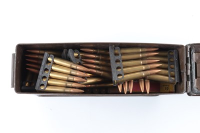 Lot 2682 - (S1) 133 x .303 British rifle cartridges with...
