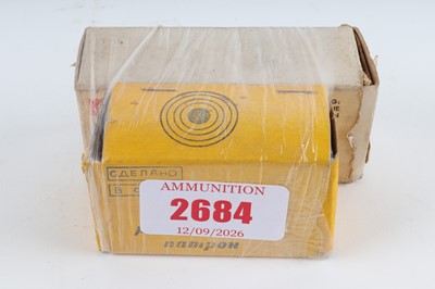 Lot 2684 - (S1) 40 x 7.62mm Nagant gas seal cartridges...