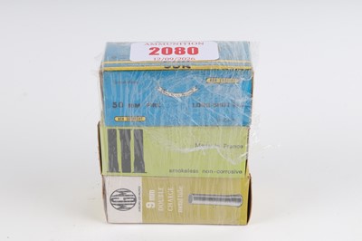 Lot 2080 - (S2) 150 x 9mm Flobert (No.3) shot cartridges,...