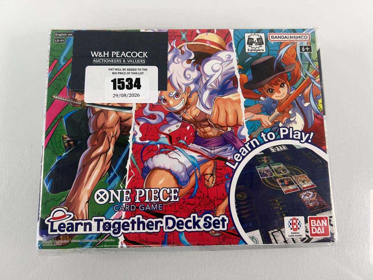 Lot 1534 - One Piece TCG: LD-01 Learn Together Deck Set Box
