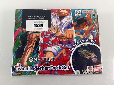 Lot 1534 - One Piece TCG: LD-01 Learn Together Deck Set Box