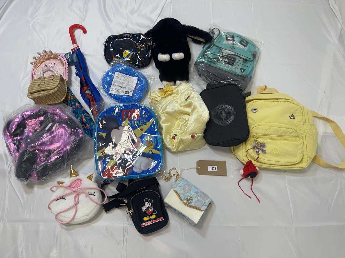 Lot Children's bags and umbrellas