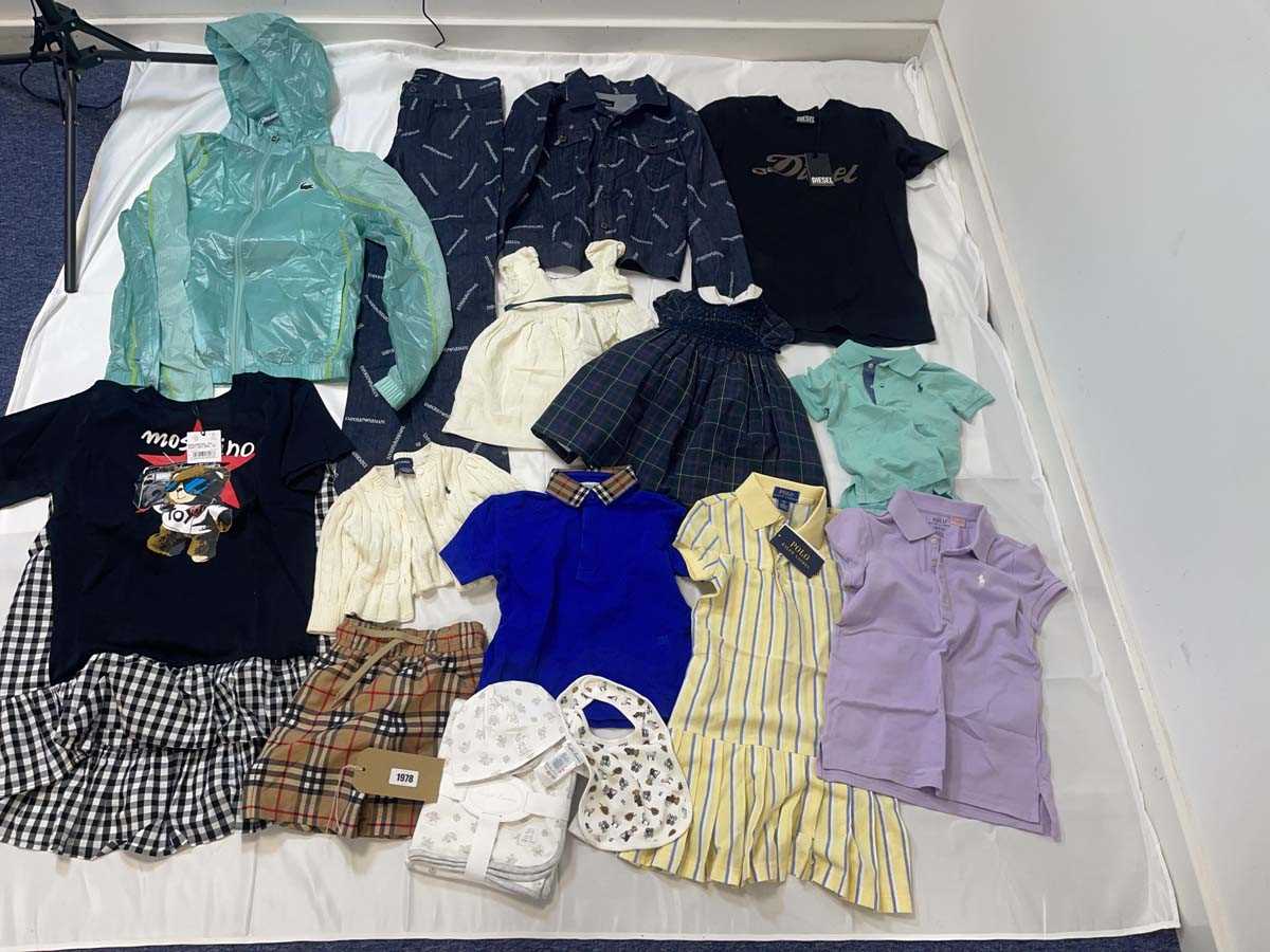 Lot Designer children's clothing to include Ralph...