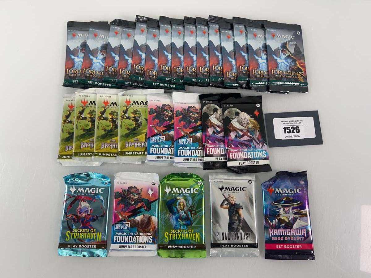 Lot 1526 - Approx. 27 Magic the Gathering Booster packs...