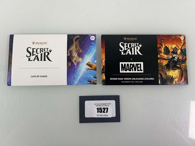 Lot 1527 - (2) Magic The Gathering: Secret Lair x Marvel -...
