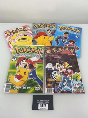 Lot 1517 - 5 Pokémon comics including 2 bearing...