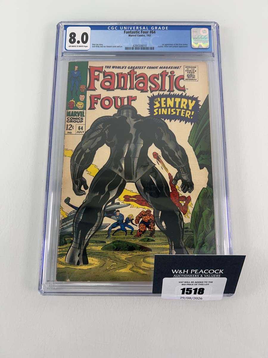 Lot 1518 - Marvel Comics Fantastic Four #64 - The Sentry...
