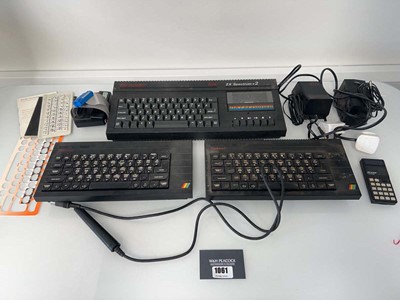 Lot 1061 - 2x Sinclair ZX Spectrum + and a ZX Spectrum +...