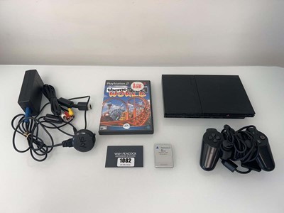 Lot 1082 - Sony PlayStation 2 Slimline with one...