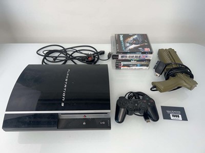 Lot 1088 - Sony PlayStation 3 with controller, PS1 Light...