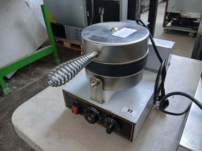 Lot 22 - Electric single station crêpe machine