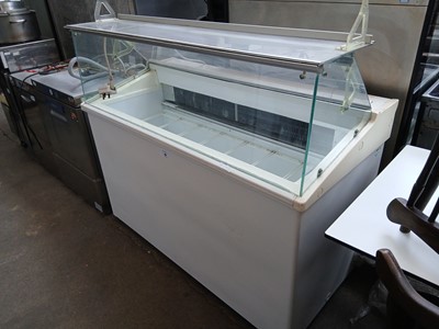 Lot 55 - 138cm Top 75 ice cream serve over display freezer