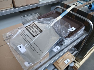 Lot 154 - Homefavor aluminium pizza peel with wooden handle