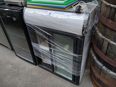 Lot 179 - 66 cm Norcool bench top 2-door sliding display...