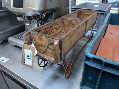 Lot 183 - Ornamental quirky barn display cart