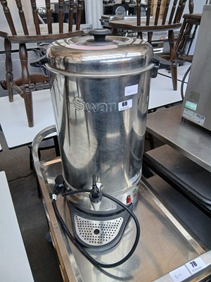 Lot 69 - Swan hot water urn