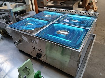 Lot 193 - 70 cm gas 4-pot Bain Marie